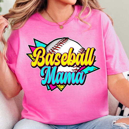Baseball Mama 90's style PNG Digital download ONLY