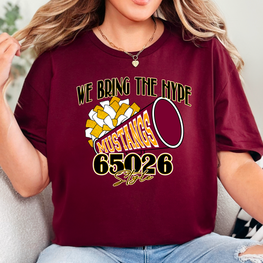 Mustangs Cheer Shirt