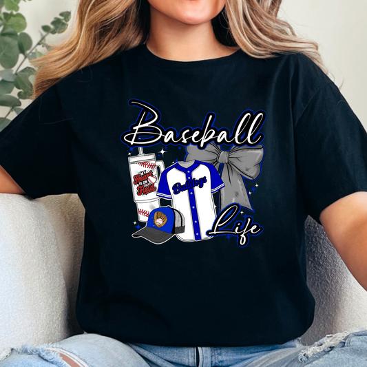 Bulldogs Baseball Life T-Shirt blue