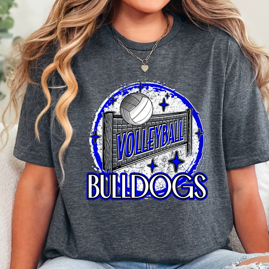 Bulldogs Volleyball Tee – Blue Team Edition