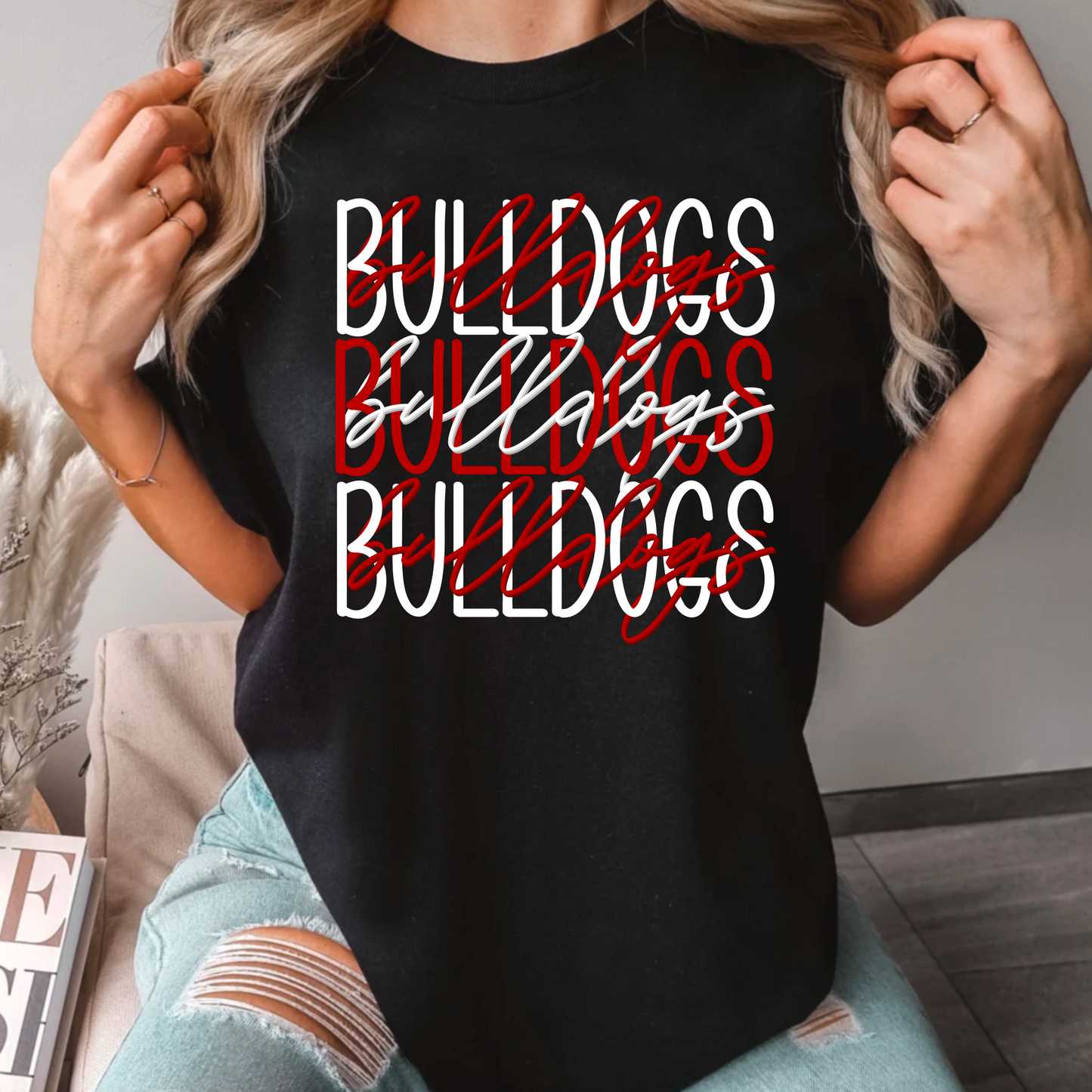 Bulldogs Stacked T-Shirt