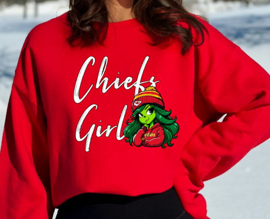 Chiefs girl grinch