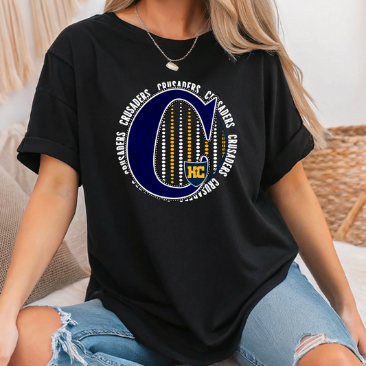 Crusaders Patch Tee – Game Day Spirit Shirt