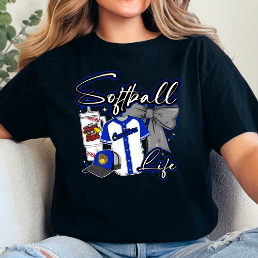 Cavaliers Softball Life T-Shirt