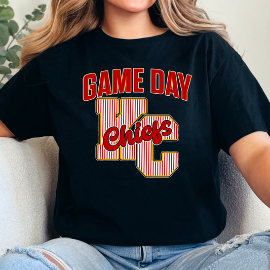 Game Day KC Chiefs Seersucker Tee