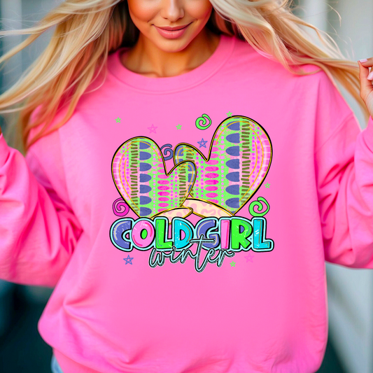Cold girl winter
