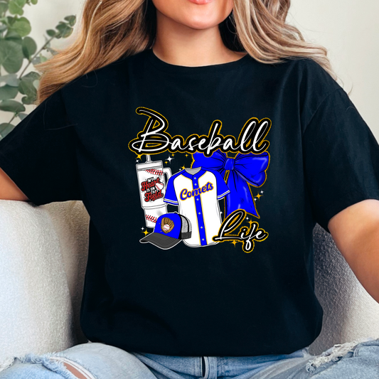 Comets Baseball Life Fan Tee