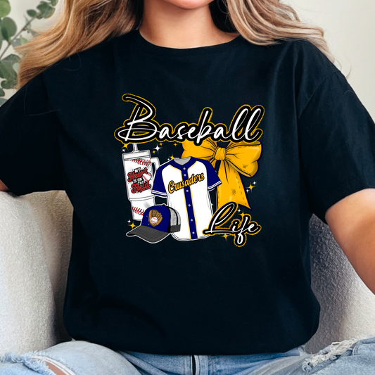 Crusaders Baseball Life T-Shirt