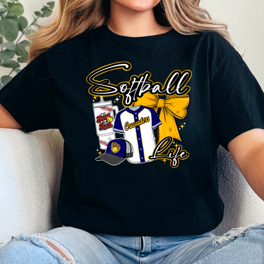 Crusaders Softball Life T-Shirt