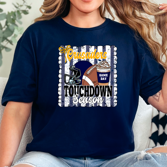 Crusaders Touchdown Season Tee