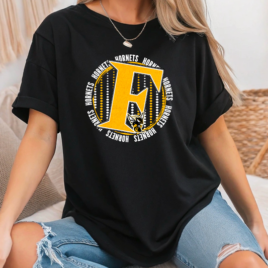 F Hornets Patch Tee