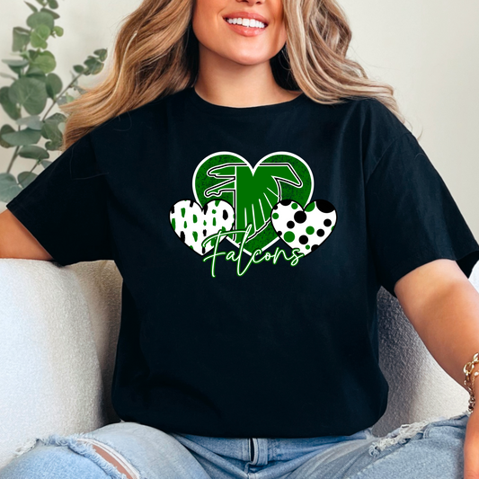 Falcons double heart