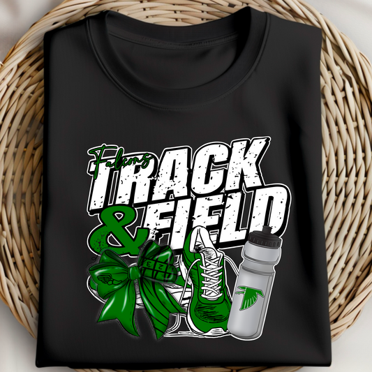 Falcons Track & Field Tee – Green Spirit