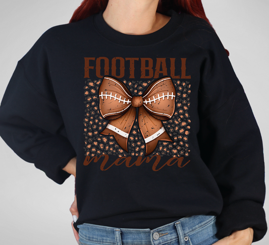 Football mama bow