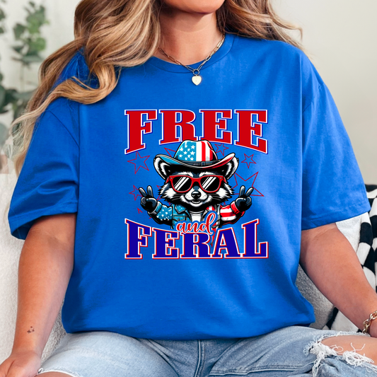 Free and feral tee