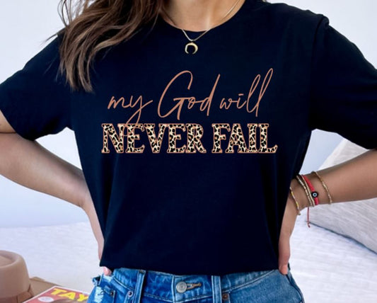 My God will never fail