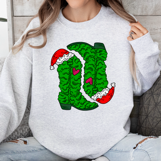 Grinch boots