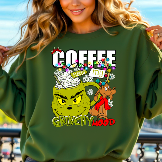 Coffee fuels grinch mood
