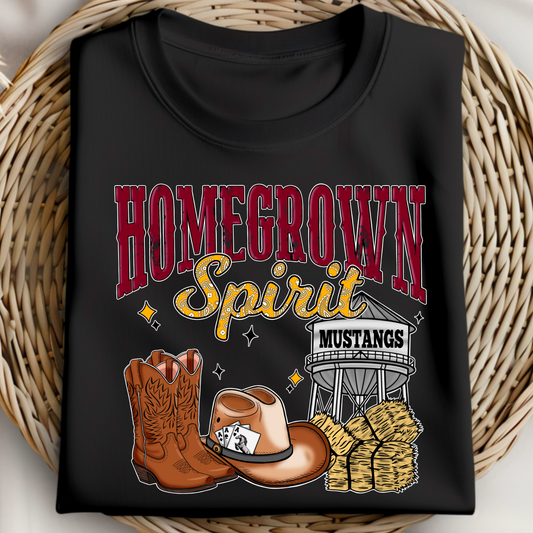 Homegrown Spirit Mustangs Tee