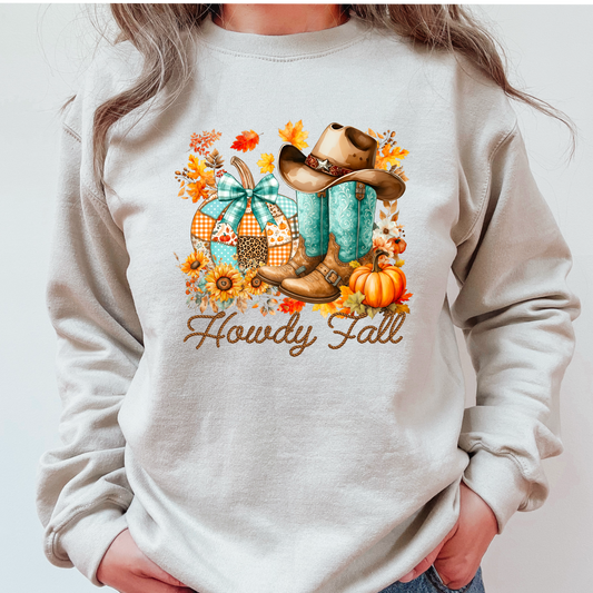 Howdy Fall Western Autumn T-Shirt