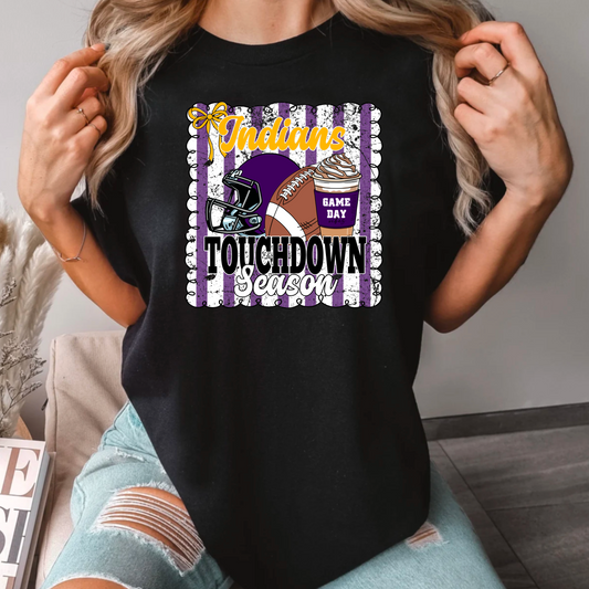 Indians Touchdown Season Tee