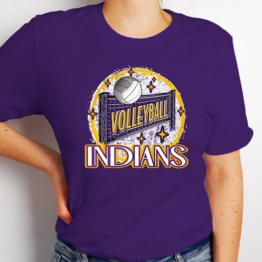 Indians Volleyball Tee