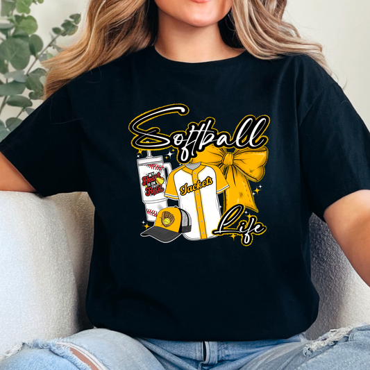 Yellowjackets Softball Life T-Shirt
