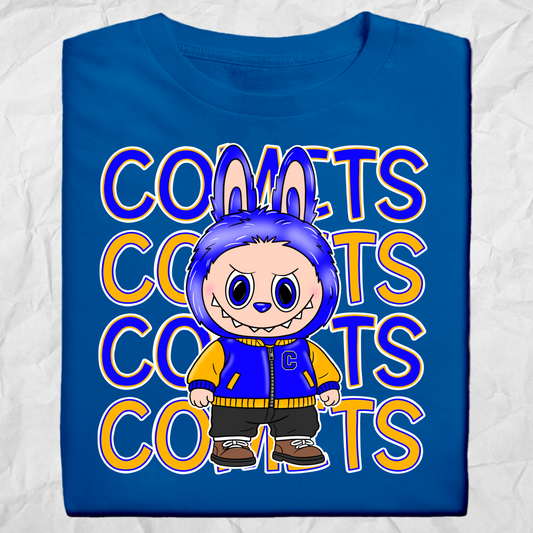 Blue & Gold Comets Monster Tee