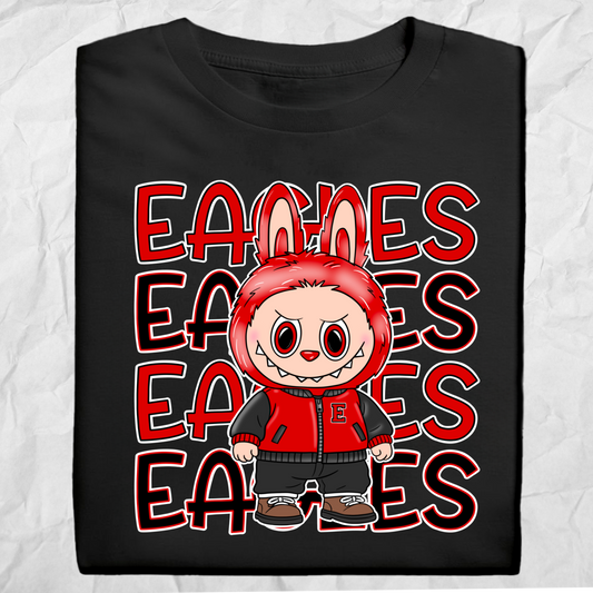 Red & Black Eagles Monster Tee