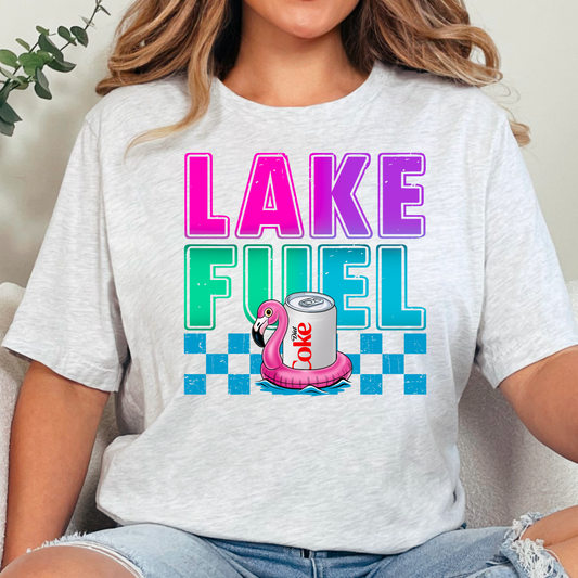 Lake Fuel Floating Drink - Digital Sublimation & DTF File - Lake Life PNG