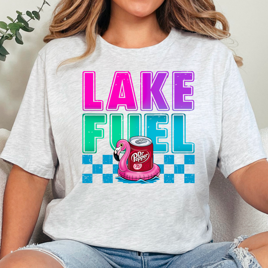 Lake Fuel Flamingo Tee – Dr Style Summer Shirt