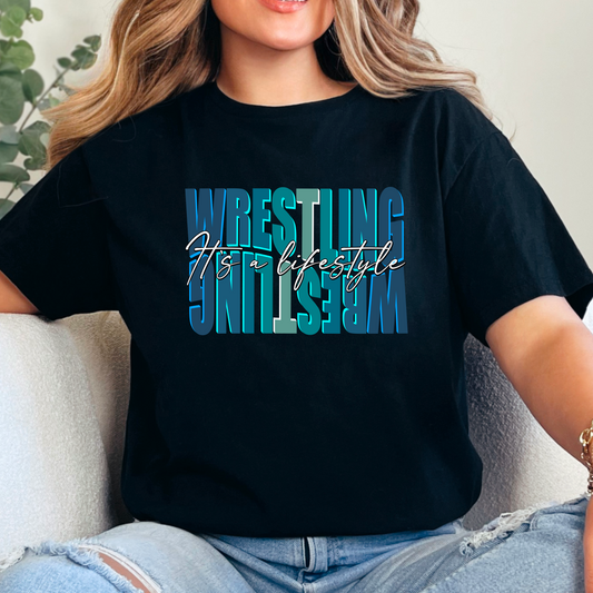 Wrestling It's A Lifestyle Graphic Tee