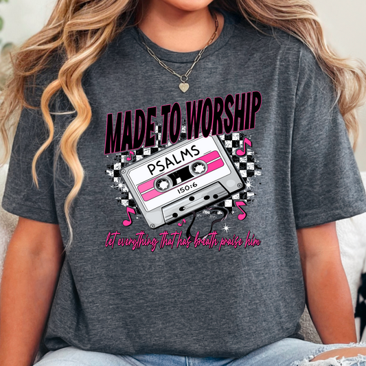 Made To Worship Christian Shirt