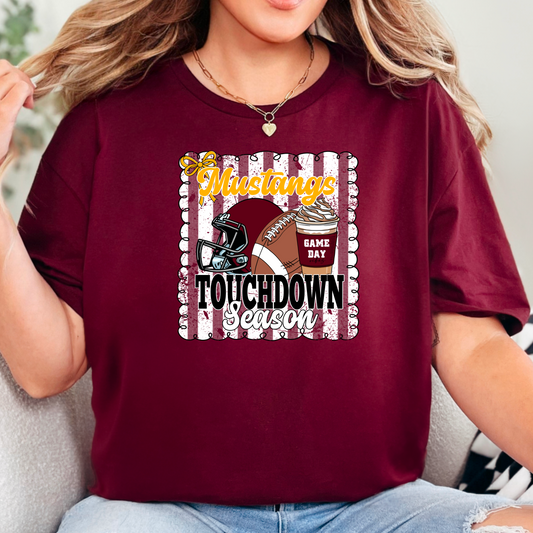 Mustangs Touchdown Season T-Shirt