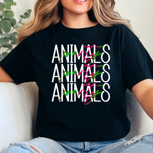 Party Animals Stacked Tee