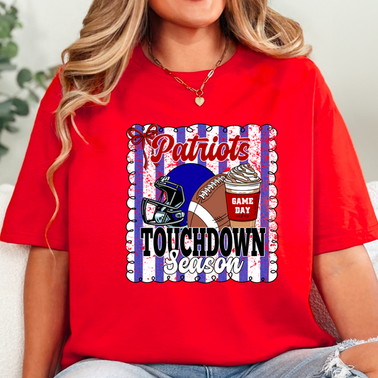 Patriots Touchdown Season Tee