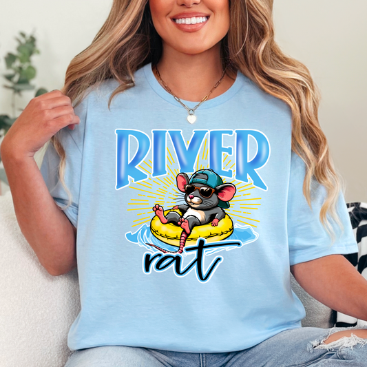 River Rat - Digital Sublimation & DTF File - Floating Tube PNG