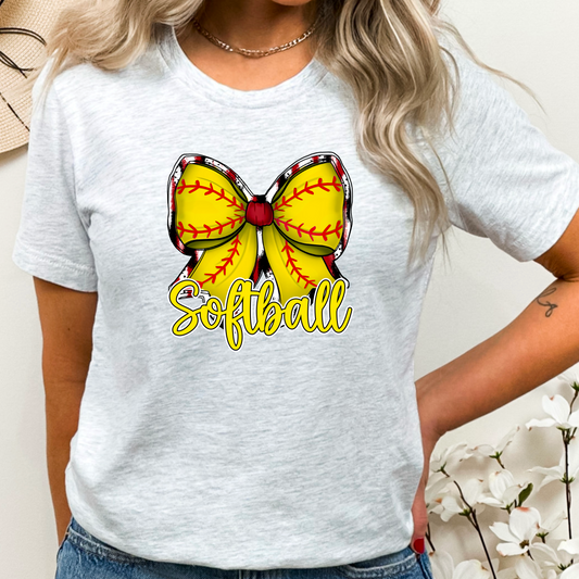 Softball Bow Tee