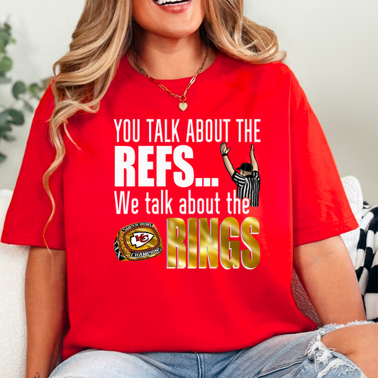 Super Bowl ref vs rings