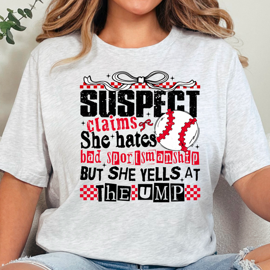Suspect baseball