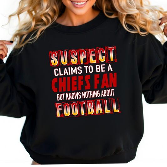 Suspect chiefs fan
