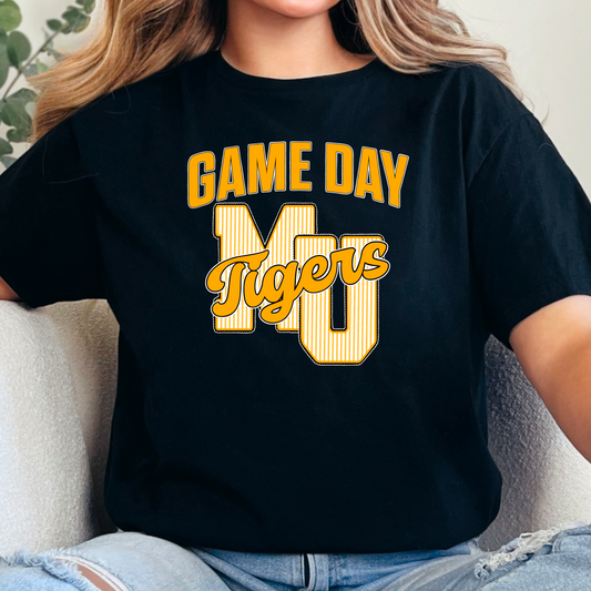 Tigers Seersucker Game Day Tee