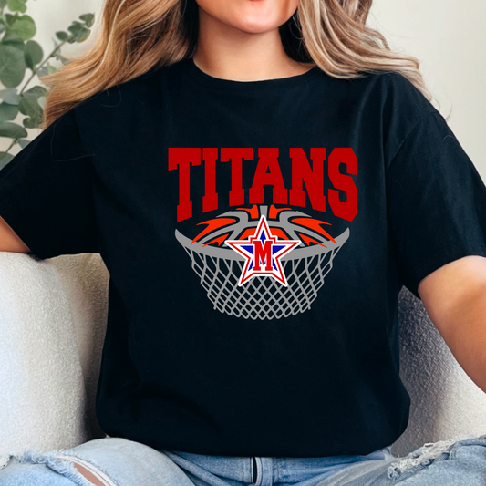 Titans Basketball Hoop Tee