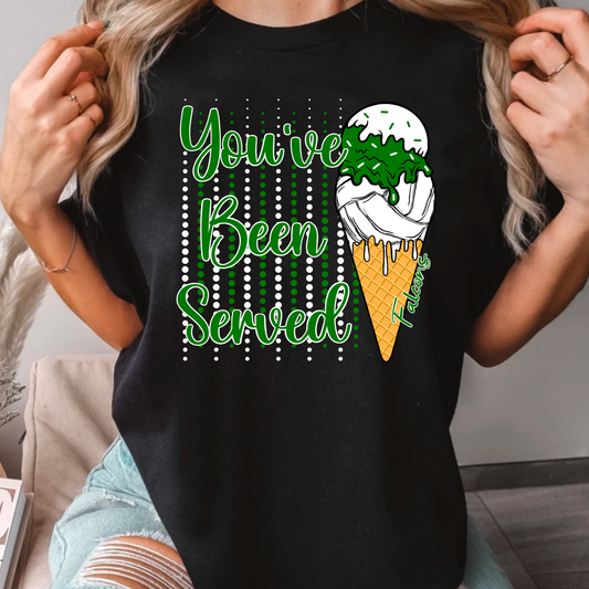 You’ve Been Served Volleyball Tee – Falcons