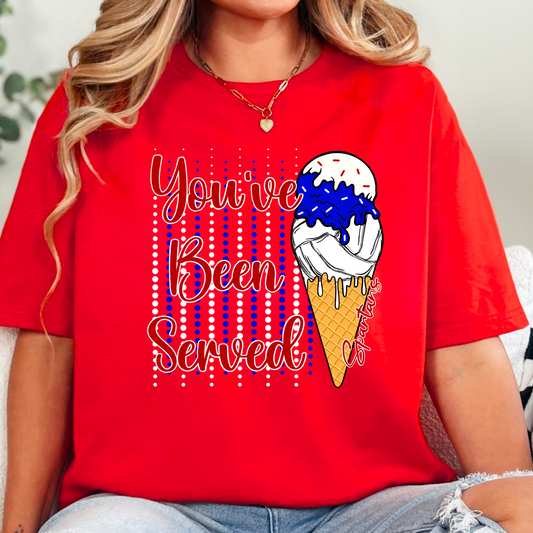 You’ve Been Served Volleyball Tee – Spartans