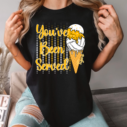 You’ve Been Served Volleyball Tee – Tigers