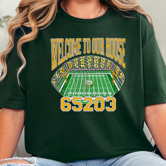 Welcome to Our House 65203 Football Stadium Shirt