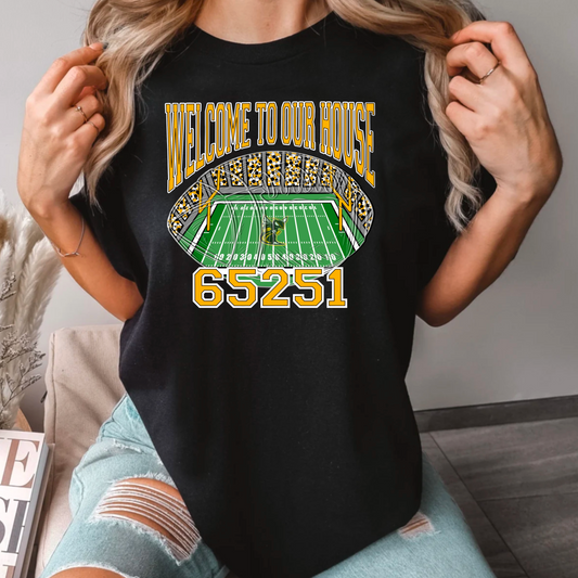 Welcome to Our House Football Tee – 65251