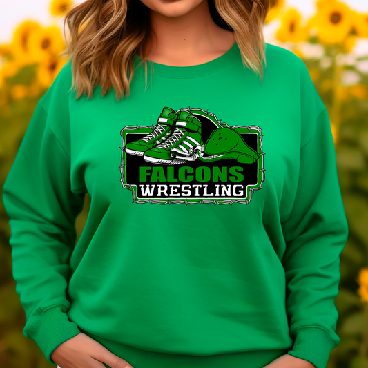 Wrestling barb falcons