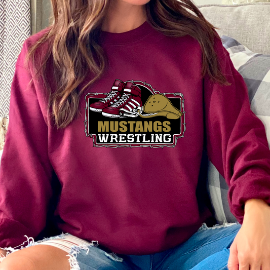 Wrestling barb mustangs